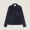 Couture Seam Overshirt in Suede Couture Seam Overshirt in Suede