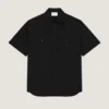Couture Seam Shirt in Cotton with Givenchy Paris Patch Couture Seam Shirt in Cotton with Givenchy Paris Patch