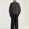 Couture Seam Sweater in Alpaca and Yak Wool Couture Seam Sweater in Alpaca and Yak Wool