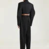 Cropped Cocoon Jacket in Wool Cropped Cocoon Jacket in Wool