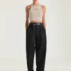 Cropped Tank Top in Cotton with Givenchy Paris Print Cropped Tank Top in Cotton with Givenchy Paris Print