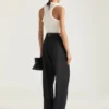 Cropped Top in Knit with Embroidered Pearls Cropped Top in Knit with Embroidered Pearls