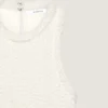 Cropped Top in Knit with Embroidered Pearls Cropped Top in Knit with Embroidered Pearls