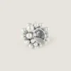 Crystal Pearl Earcuff in Metal and Pearls
