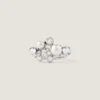 Crystal Pearl Ring in Metal, Crystals and Pearls Crystal Pearl Ring in Metal, Crystals and Pearls