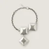 Deconstructed Crystals Bracelet in Metal and Crystals Deconstructed Crystals Bracelet in Metal and Crystals