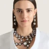 Deconstructed Crystals Earrings in Metal and Crystals Deconstructed Crystals Earrings in Metal and Crystals