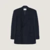 Deconstructed Peaked Lapel Jacket in Wool Deconstructed Peaked Lapel Jacket in Wool