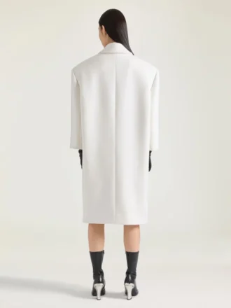 Double Breasted Coat in Wool