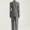 Double Pleat Pants in Herringbone Mixed Wool Double Pleat Pants in Herringbone Mixed Wool