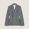 Double Breasted Jacket in Wool