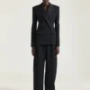 Double Breasted Tuxedo Jacket in Wool Double Breasted Tuxedo Jacket in Wool