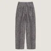 Double Pleat Pants in Herringbone Mixed Wool Double Pleat Pants in Herringbone Mixed Wool