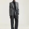 Double Pleat Pants in Wool Double Pleat Pants in Wool