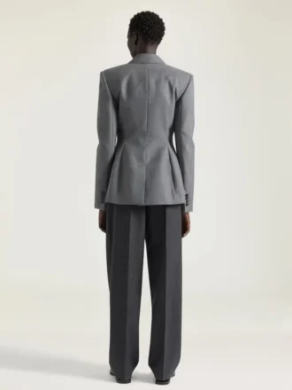 Double Pleat Pants in Wool