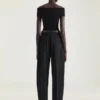 Double Pleat Pants in Wool Double Pleat Pants in Wool