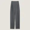 Double Pleat Pants in Wool Double Pleat Pants in Wool