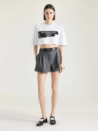 Double Pleat Shorts in Wool