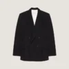 Doubled Breasted Jacket in Wool Twill Doubled Breasted Jacket in Wool Twill