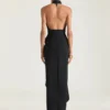Draped Dress in Wool Draped Dress in Wool