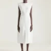 Dress in Crepe Cady with Cape