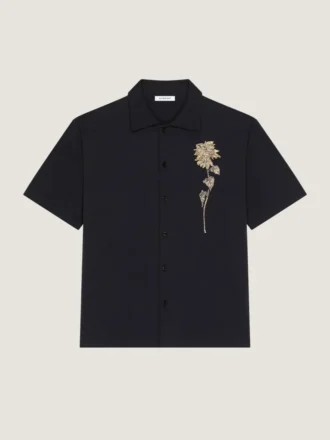 Embellished Shirt in Cotton Knit Embellished Shirt in Cotton Knit