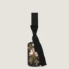 Evening Clutch with Floral Embroideries and Bow Evening Clutch with Floral Embroideries and Bow