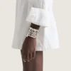 Givenchy Tape Cuff in Metal and Enamel Givenchy Tape Cuff in Metal and Enamel