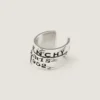 Givenchy Tape Earcuff in Metal and Enamel
