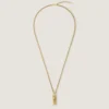 Givenchy Tape Necklace in Metal and Enamel Givenchy Tape Necklace in Metal and Enamel