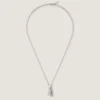 Givenchy Tape Necklace in Metal and Enamel Givenchy Tape Necklace in Metal and Enamel