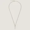 Givenchy Tape Necklace in Metal and Enamel Givenchy Tape Necklace in Metal and Enamel