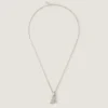 Givenchy Tape Necklace in Metal and Enamel Givenchy Tape Necklace in Metal and Enamel