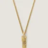Givenchy Tape Necklace in Metal and Enamel Givenchy Tape Necklace in Metal and Enamel