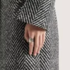 Givenchy Tape Ring in Metal and Enamel Givenchy Tape Ring in Metal and Enamel