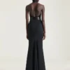 Halterneck Top in Viscose with Crystals Halterneck Top in Viscose with Crystals