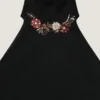 Halterneck Top in Viscose with Crystals Halterneck Top in Viscose with Crystals