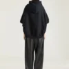 Hoodie Sweatshirt in Fleece with Givenchy Tape Print Hoodie Sweatshirt in Fleece with Givenchy Tape Print