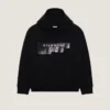 Hoodie Sweatshirt in Fleece with Givenchy Tape Print Hoodie Sweatshirt in Fleece with Givenchy Tape Print