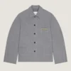 Jacket in Herringbone Denim Embroidered Givenchy Paris Jacket in Herringbone Denim Embroidered Givenchy Paris