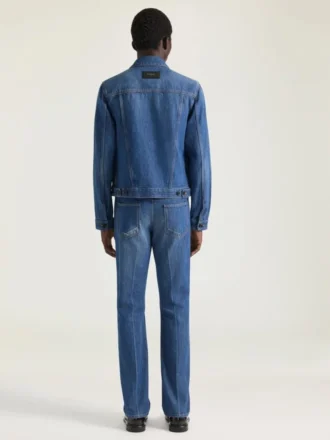 Jacket in Medium Blue Denim Jacket in Medium Blue Denim