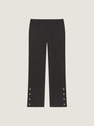Joggers in Wool with Givenchy Paris Gros Grain