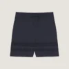 Knitted Shorts with Mesh Details