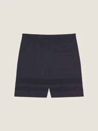 Knitted Shorts with Mesh Details