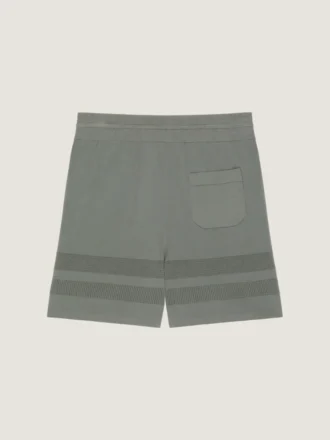 Knitted Shorts with Mesh Details