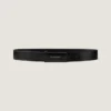 Label Belt in Box Leather