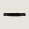 Label Belt in Box Leather