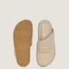 Label Flat Mules in Nappa Leather Label Flat Mules in Nappa Leather