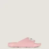 Label Flat Mules in Rubber