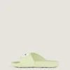 Label Flat Mules in Rubber